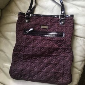 Vera Bradley Quilted Shoulder Bag Purple